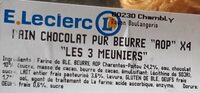 Pain chocolat pur beurre AOP