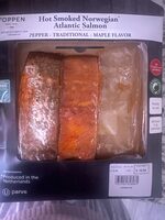 Hot Smoked Norwegian Atlantic Salmon Pepper - Traditional - Maple Flavor