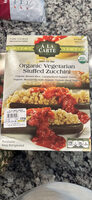 Organic Vegetarian Stuffed Zucchini