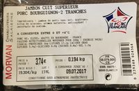 Jambon cuit superieur