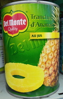 Tranches d'ananas au jus 0240000011859