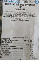 Tomme noire des Pyrénées