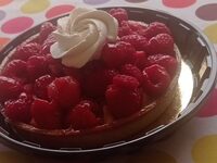 Tarte aux framboises