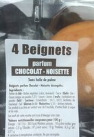 4 beignets choco noisette