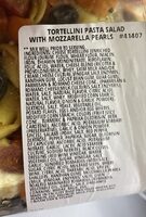 Kirkland signature tortellini pasta salad with mozzarella pearls and dressing