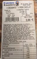 Croissants et Pains au chocolats