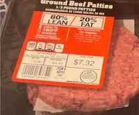 Ground beef patties