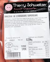 Saucisse de Strasbourg Supérieur