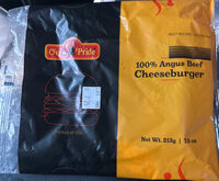 100% Angus Beef Cheeseburger