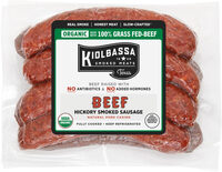 Kiolbassa Organic Beef Hickory Smoked Sausage