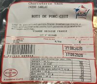 Rôti de porc cuit