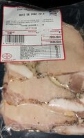 Rôti de porc cuit