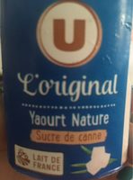 L'original yaourt nature sucre de canne