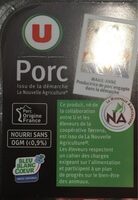 Cote échine de porc