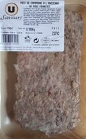 Pâté de campagne a l'ancienne de porc français