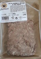 Pâté de campagne à l'ancienne de porc français