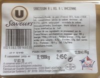 Saucisson a l'ail a l'ancienne