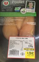 3 filets de poulet jaune
