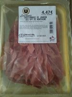 Chiffonade de jambon sec vpf de montage