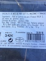 Specialite de roti de porc a l'ancienne