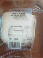 Tomme d'ardeche au lait de chevre