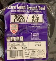 96% Extra Lean Ground Beef