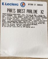 Paris brest praline
