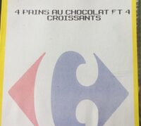 4 pains au chocolat et 4 croissants