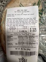 San Francisco Sourdough Half Loaf