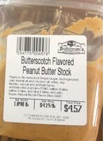 Butterscotch Flavored Peanut Butter Stock