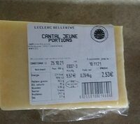 Cantal jeune portions