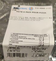 Pate à pain pour Pizza
