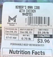 Cobb Chicken Salad with Chicken