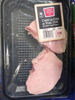 Carre de cote de porc cuit