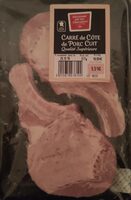 Carré de côte de porc cuit