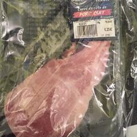 Carré de côté de porc cuit