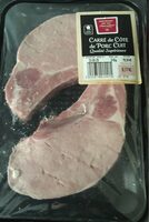 Carré de côte de porc cuit