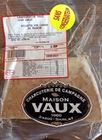 Rillette pur canard en tranche