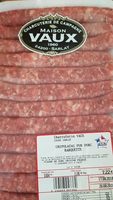 Chipolatas pur porc barquette