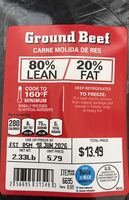 Aldi Ground Beef 80% Lean