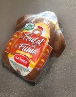 Le poulet cuit et fumé