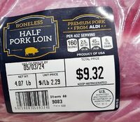 Boneless Half Pork Loin