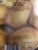 Madeleine pur beurre