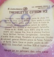 Tartelette au citron