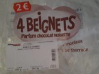 4 Beignets parfum chocolat noisette