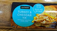 Turkey and Cheddar sub
