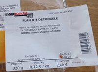 Flan X 2  Decongele