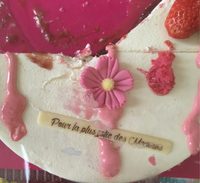 Fraisier décongelé