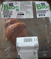 Pain au chocolat pur beurre et croissants pur beurre