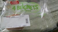 4 beignets à la pomme